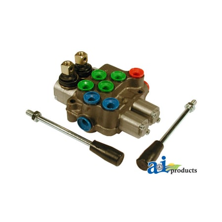 A & I Products Hydraulic Control Valve BSP, 2 spool 9" x6" x4" A-VFG1003